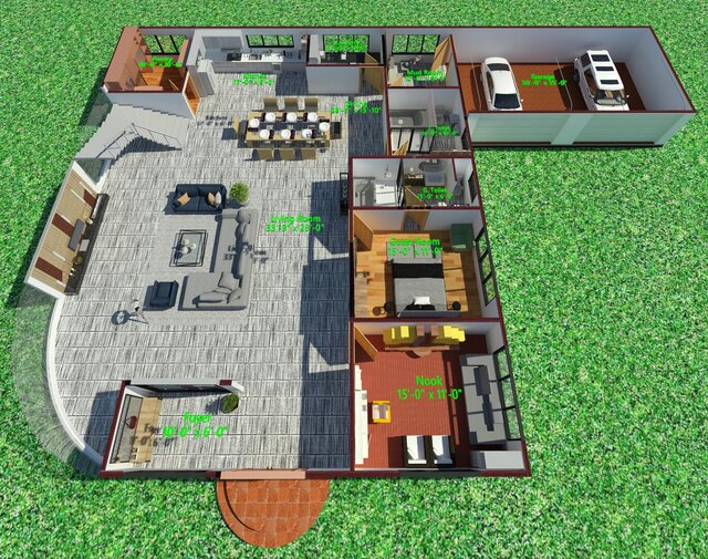 Modern Building Exterior, Interior Design & 3D Visualization – image 3 of 9