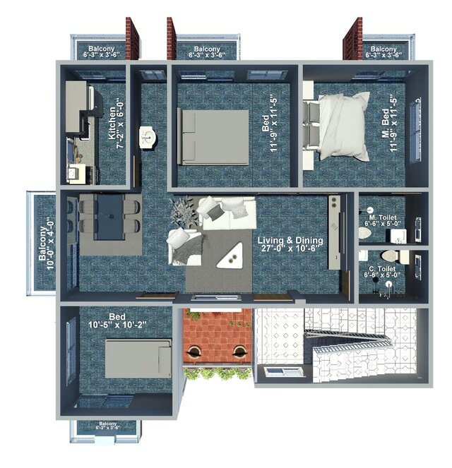 Modern Building Exterior, Interior Design & 3D Visualization – image 4 of 9