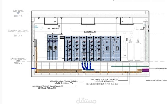 3D model of Pump Station – Electrical BIM Design & Revit MEP