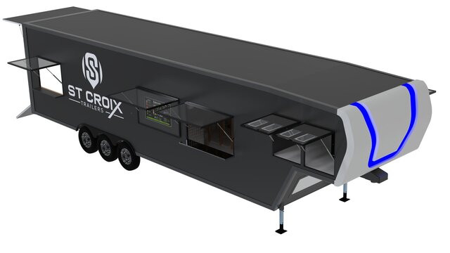 3D model of Trailer Design and Manufaturing Design