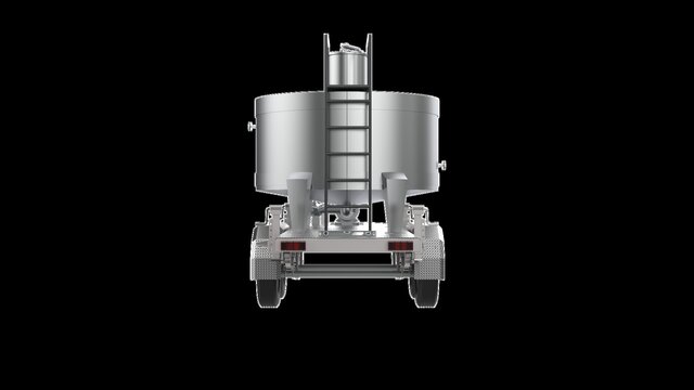 3D model of Trailer Design and Manufaturing Design