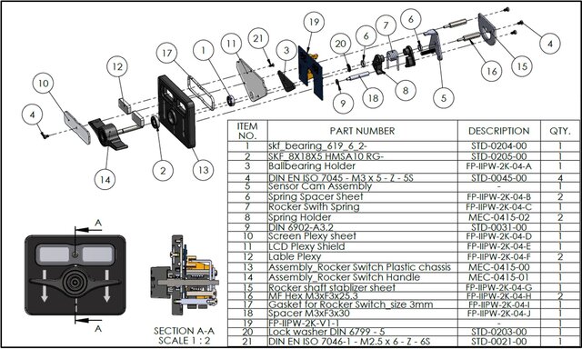 3D model of IIP-3000-W (Industrial wall-mount intercom)