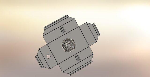 3D model of Wall-Mounted Access Door