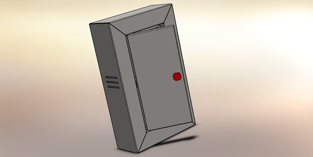 3D model of Wall-Mounted Access Door
