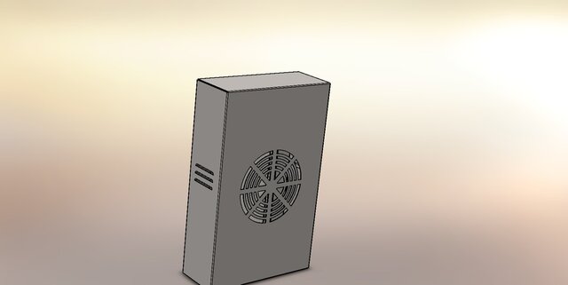 3D model of Wall-Mounted Access Door