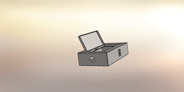 3D model of Wall-Mounted Access Door