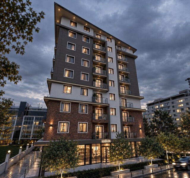 3D model of APARTMENT BUILDING DESIGN | VISUALIZATION
