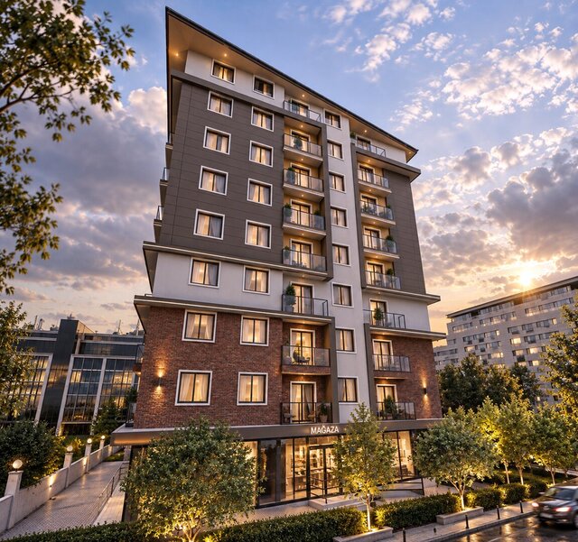3D model of APARTMENT BUILDING DESIGN | VISUALIZATION