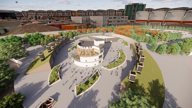 3D model of Book Park — Architectural Planning
