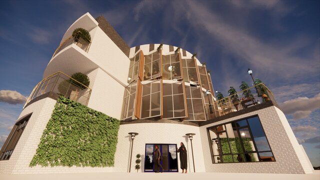 3D model of Book Park — Architectural Planning