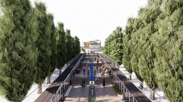 3D model of Book Park — Architectural Planning
