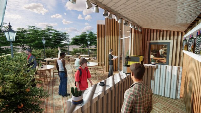 3D model of Book Park — Architectural Planning