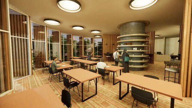 3D model of Book Park — Architectural Planning