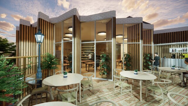 3D model of Book Park — Architectural Planning