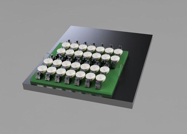 3D model of Devices for measuring hip prosthesis components on a CMM machine