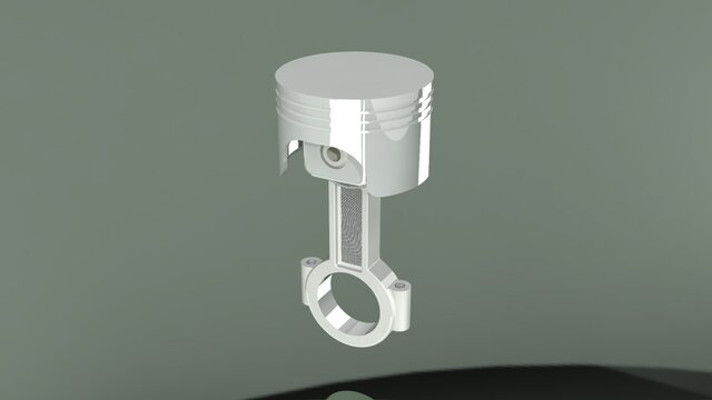 3D model of V6 Engine Assembly - 3D CAD Model
