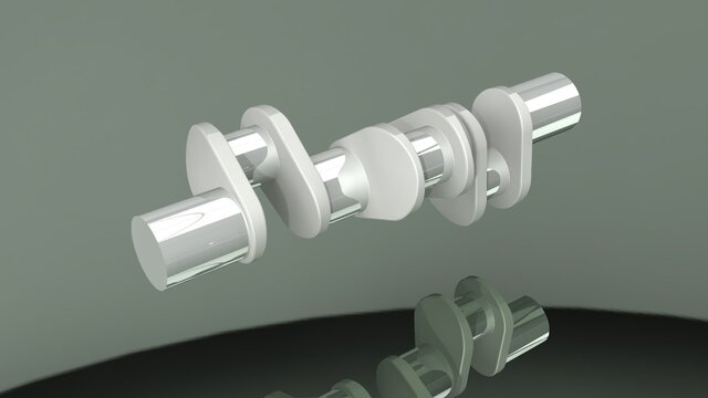 3D model of V6 Engine Assembly - 3D CAD Model