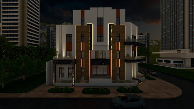 I will do exterior lighting design for facade lighting design OR landscape lighting Design