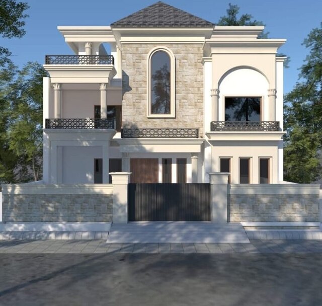 I will create 3D front elevation for your project