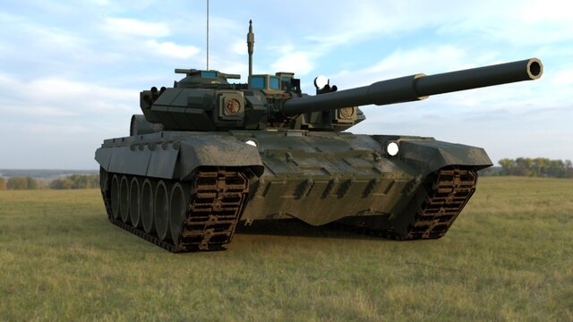I offer detailed 3D vehicle modeling (military vehicles, aircraft, drones) image 8