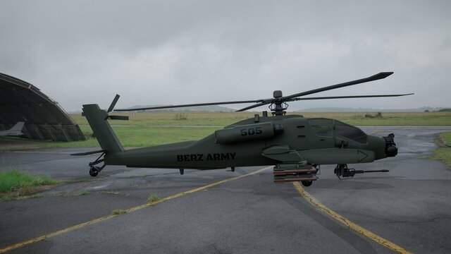 I offer detailed 3D vehicle modeling (military vehicles, aircraft, drones) image 17