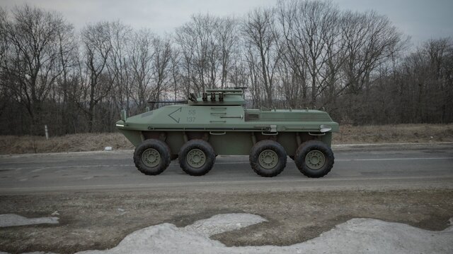 I offer detailed 3D vehicle modeling (military vehicles, aircraft, drones) image 18