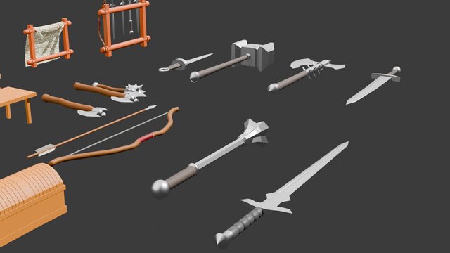 I will create Custom Low Poly Models (Game-Ready) image 6