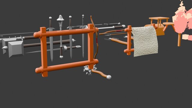 I will create Custom Low Poly Models (Game-Ready) image 3