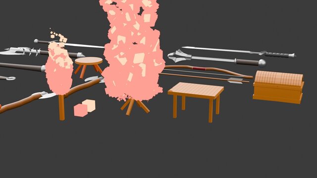 I will create Custom Low Poly Models (Game-Ready) image 7