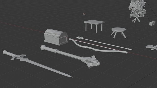 I will create Custom Low Poly Models (Game-Ready) image 16