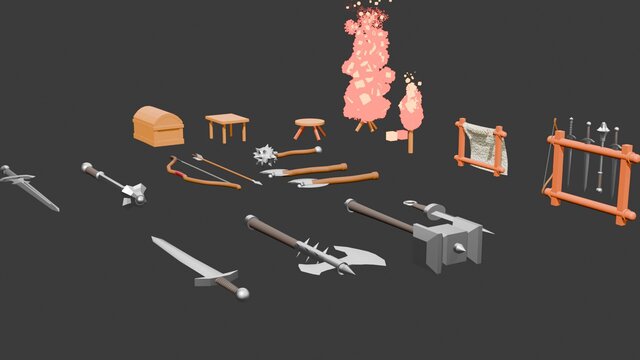 I will create Custom Low Poly Models (Game-Ready) image 2