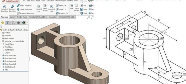 I offer 3D modelling of product and analysis using simulation software image 4