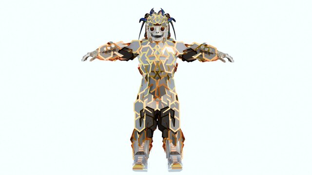 I offer VR/AR production ready 3D character image 3