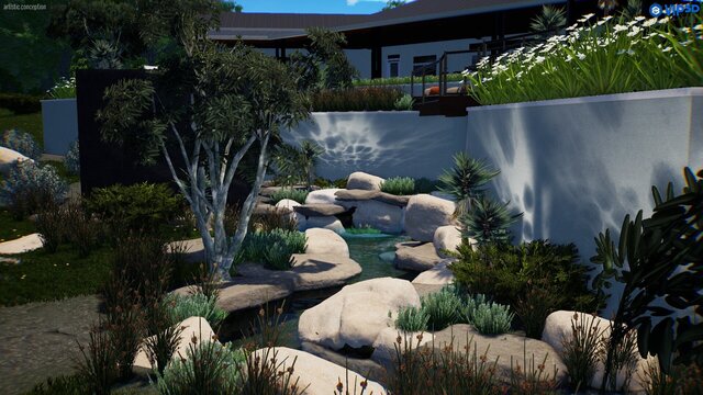 I offer 3D Pool Studio renderings, 2D drawings, and design for outdoor landscaped areas image 3
