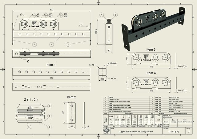 I will design a fully parametric mechanical system in Autodesk Inventor image 13