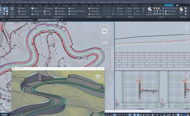 I offer road design using Autodesk Civil 3D image 2
