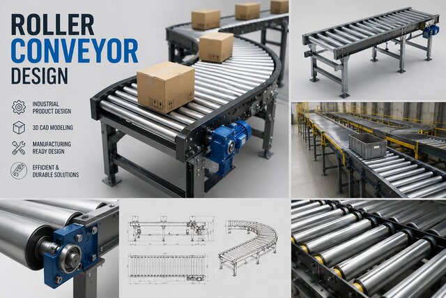 I offer smart roller conveyor design, warehouse rollers, mining rollers & roller conveyor products