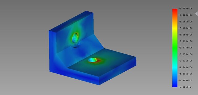 FEM/FEA (Finite Elements Analysis) of your parts with result in PDF image 2