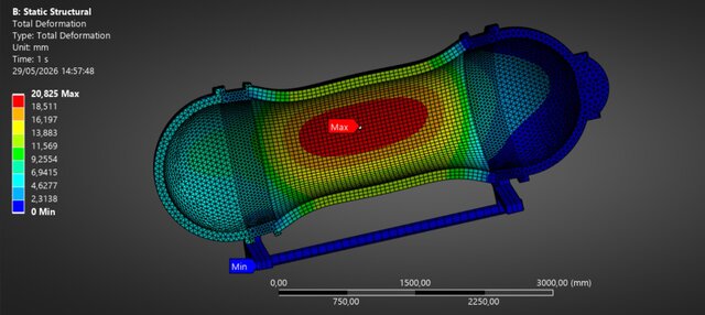 I offer FEA engineering, structural, and thermal simulation with ANSYS Mechanical image 2