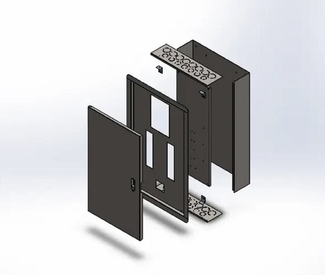 I will design sheet metal parts with flat pattern and DXF for laser cutting