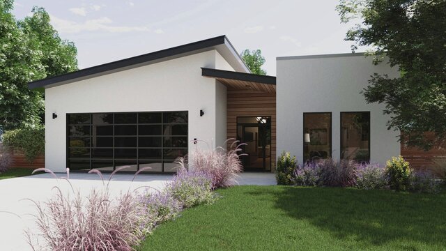 I offer photorealistic exterior architectural rendering from drawings and sketches