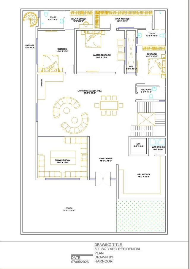 2D GstarCAD Drafting - Floor Plans, Duplex Layouts & Renovations