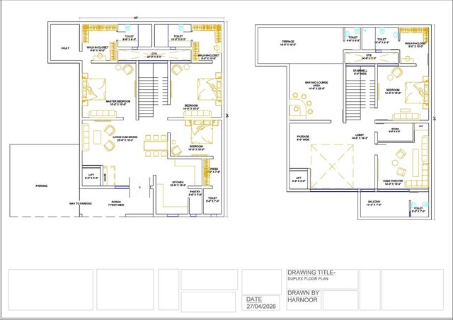 2D GstarCAD Drafting - Floor Plans, Duplex Layouts & Renovations image 2