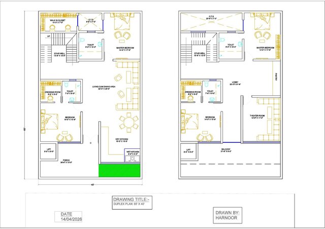 2D GstarCAD Drafting - Floor Plans, Duplex Layouts & Renovations image 3