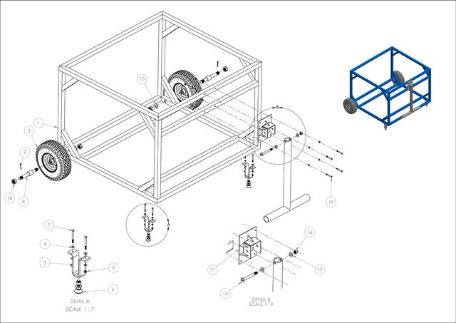 I will create a manufacturing-ready SolidWorks 3D model and 2D drawing image 3