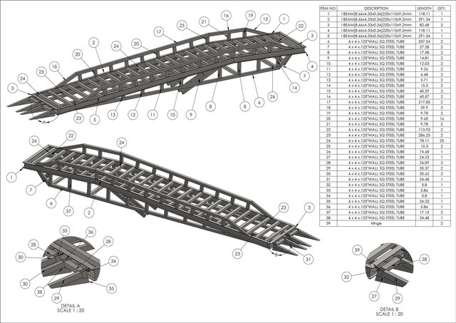 I will create a manufacturing-ready SolidWorks 3D model and 2D drawing image 11