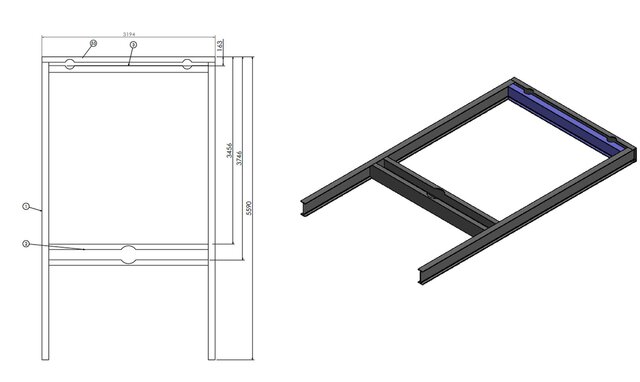 I offer steel structure design & fabrication drawing packages