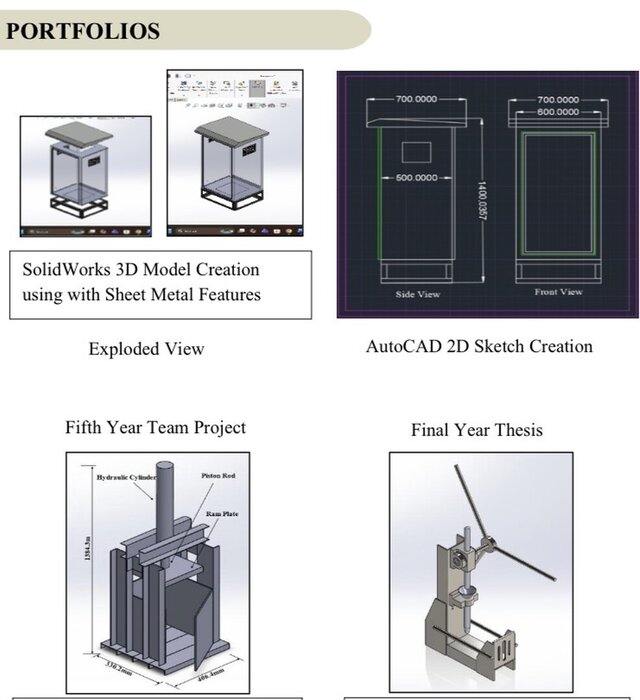 I offer SolidWorks sheet metal design & manufacturing drawing services