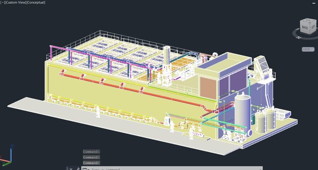 I will create professional P&ID, piping and wastewater treatment drawings in AutoCAD Plant 3D image 6