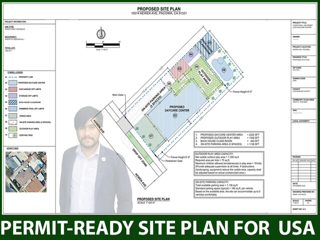 I offer site plan drafting and plot plan for US or UK building permits image 2